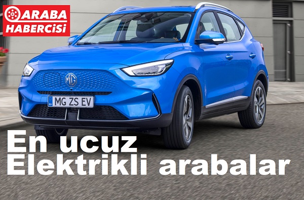 En ucuz elektrikli arabalar Nisan 2023