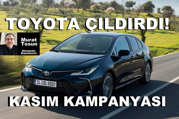 0 km kampanyaları Toyota Kasım 2023