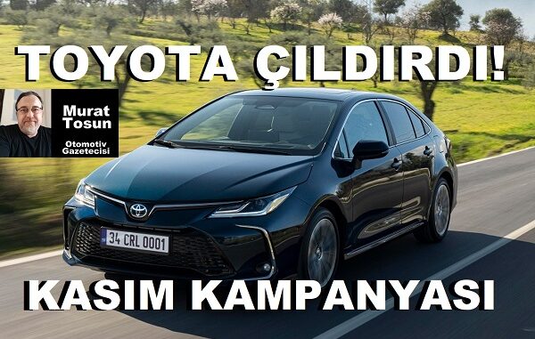 0 km kampanyaları Toyota Kasım 2023