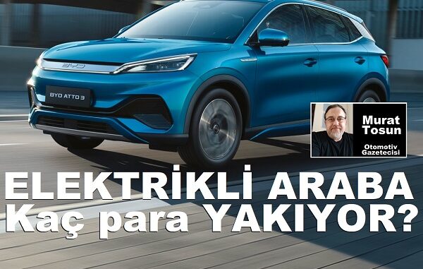 Elektrikli otomobiller ne kadar yakıyor