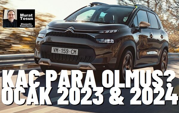 Citroen C3 Aircross Fiyatları Ocak 2024