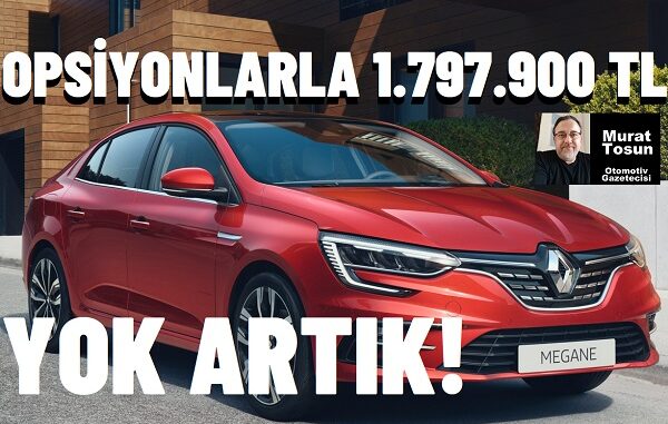 Renault Megane Fiyatları Ocak 2023 2024