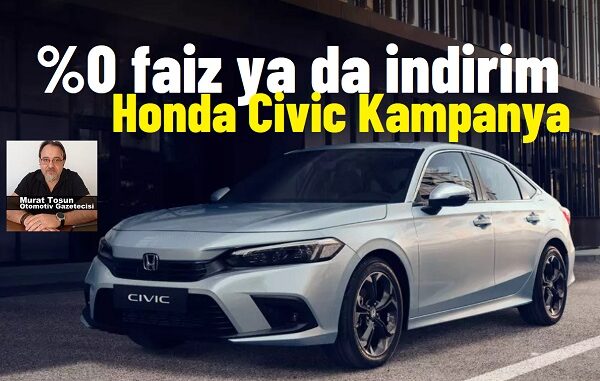 Honda Civic Sedan Kampanya Mayıs 2024