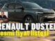 Renault Duster Fiyat Listesi.