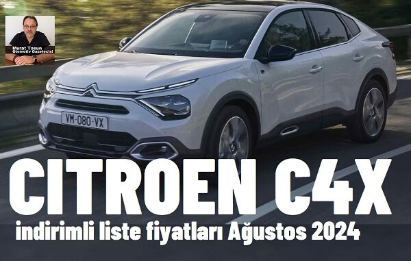 Citroen C4X Fiyatlar 2024.