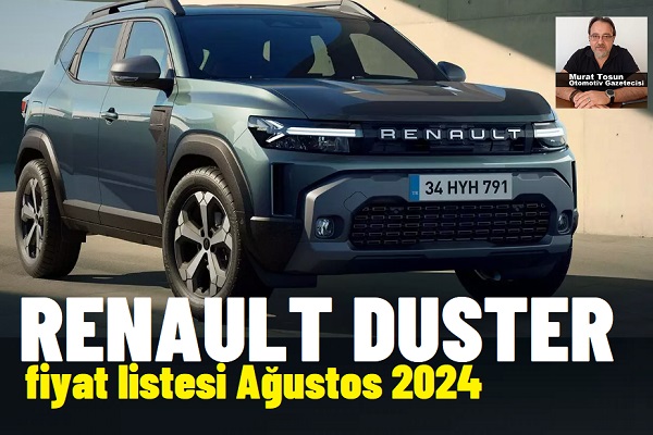 Yeni Duster Fiyat 2024.