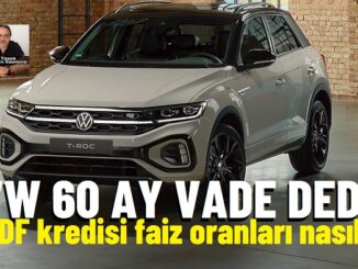 Volkswagen VDF Kredi Kampanyası.