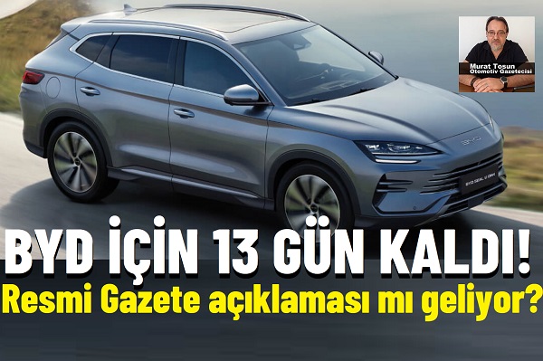 BYD Fabrika Resmi Gazete.