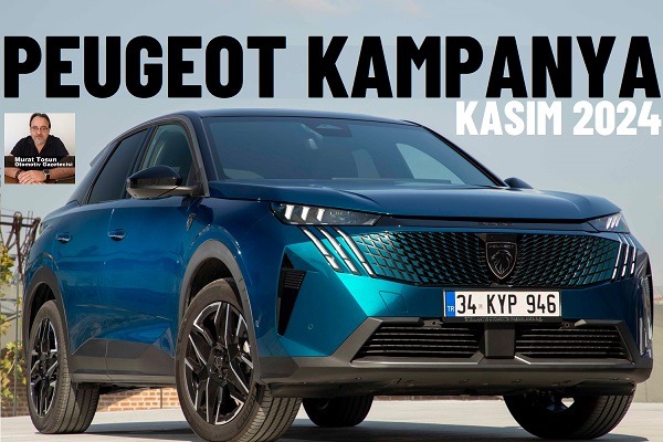 Peugeot Kampanya Kasım 2024.