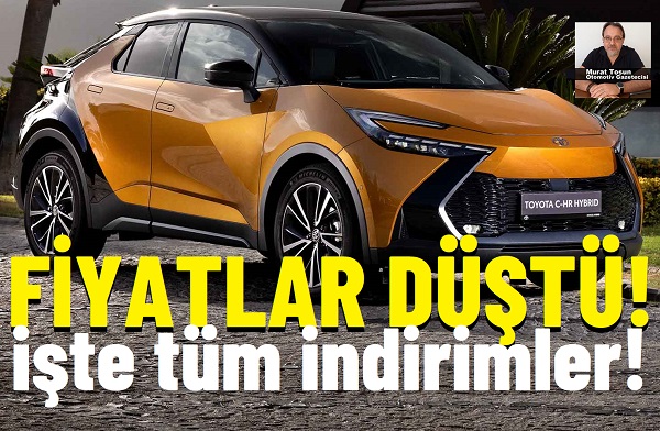 Toyota Fiyatlar Kasım 2024.