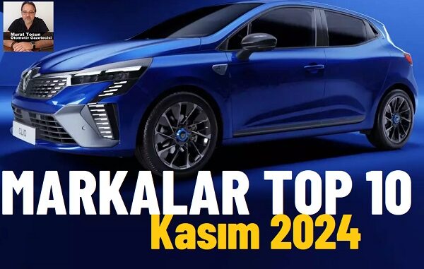 Otomobil Markaları Kasım 2024.