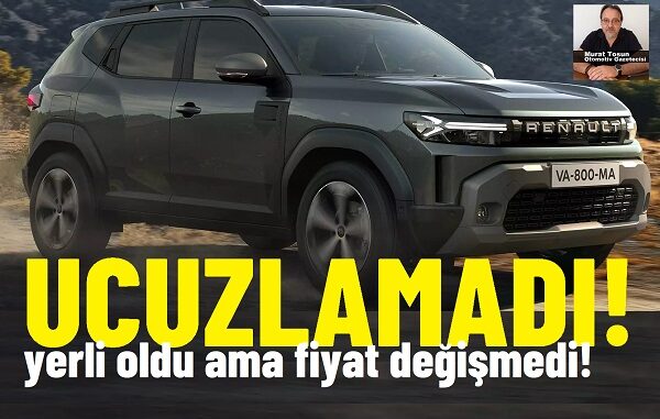 Renault Duster Aralık 2024.