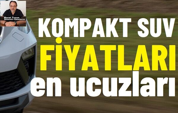 SUV Fiyatları Aralık 2024.