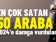 En çok satan arabalar.