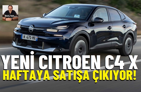 Yeni Citroen C4 X.