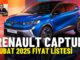 Renault Captur Şubat 2025.