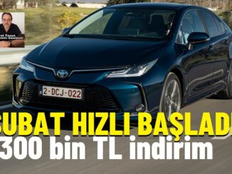 Toyota Corolla Şubat 2025 Fiyatlar.