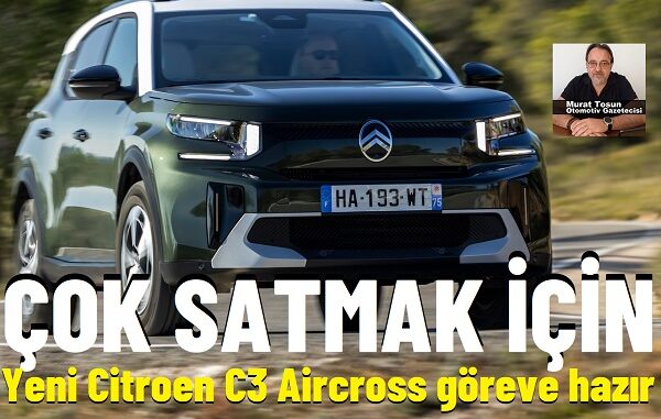 Yeni Citroen C3 Aircross.