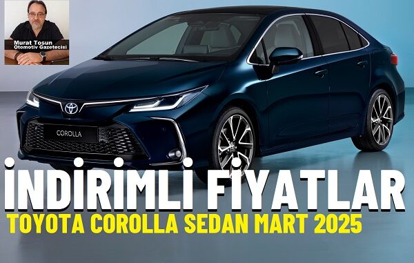 Toyota Corolla Mart 2025.